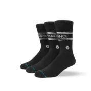 Шкарпетки Stance - VITAL 3 PACK CREW Black - Зображення 2