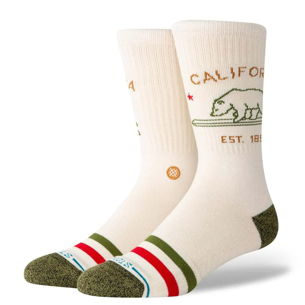A556D21CAL_OFW Шкарпетки Stance - CALIFORNIA REPUBLIC 2 OFFWHITE - Зображення 1