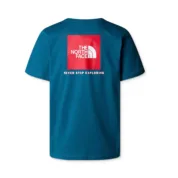 Футболка The North Face - NSE Box Tee Mineral Ink / Red - Зображення 2