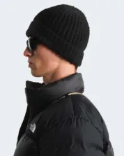 Шапка The North Face - Fohair Cabin Beanie (Black / Asphalt Grey) - Зображення 5